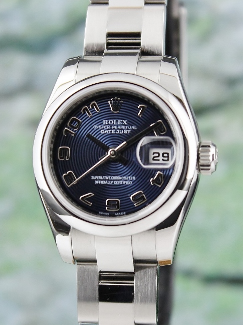 (image for) A ROLEX LADY SIZE OYSTER PERPETUAL DATEJUST - 179160